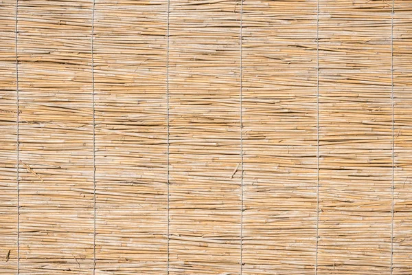 Close-up view of light brown wicker background, full frame view — Stock Photo