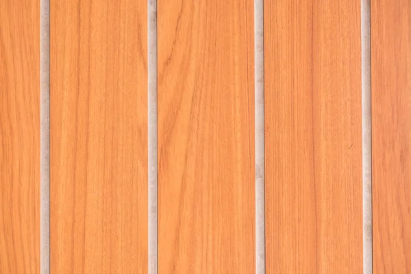 Vista superior de fondo de madera marrón brillante con tablones - foto de stock