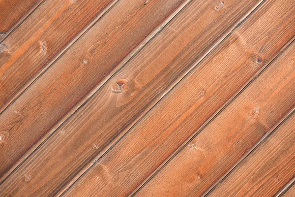 Vista de cerca del fondo de madera marrón con tablones de madera dura - foto de stock