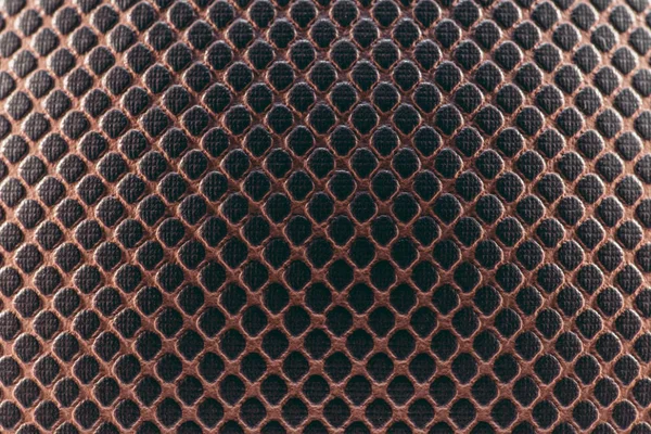 Close up of brown leather basketball ball texture — Stock Photo