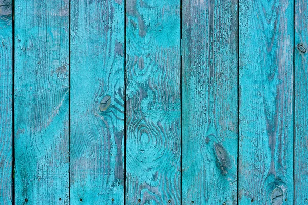 Full frame of blue wooden planks as backdrop — Stock Photo
