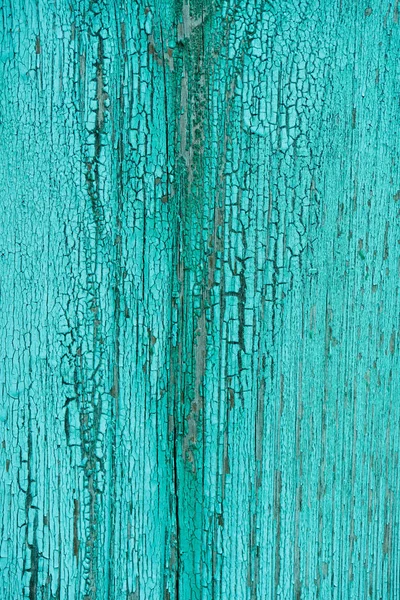 Full frame of grungy turquoise wooden texture as background — Stock Photo