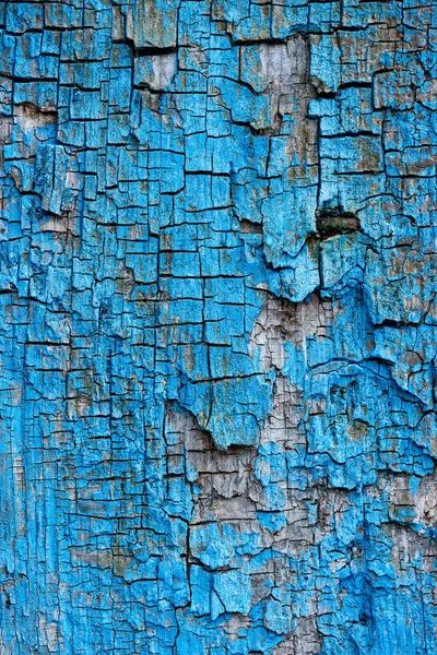 Full frame of old blue wooden texture as backdrop — Stock Photo