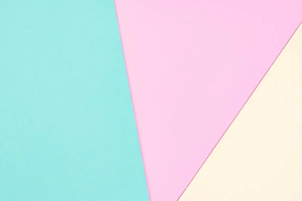 Minimalistic modern yellow, blue and pink abstract background with copy space — Stock Photo