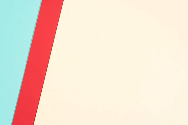 Semplice sfondo astratto moderno blu, rosso e giallo con spazio di copia — Foto stock