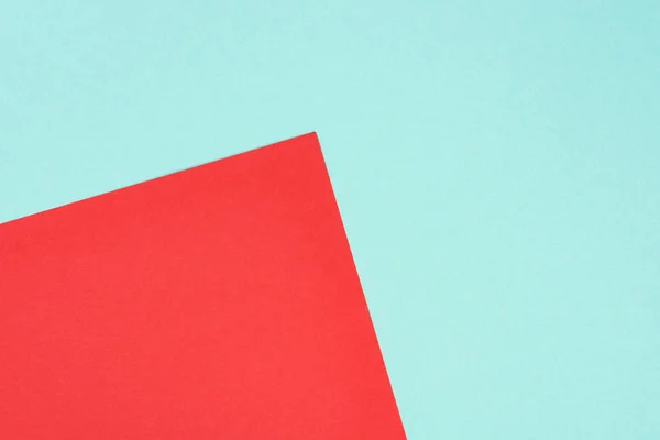 Minimalistischer moderner blauer und roter abstrakter Hintergrund mit Kopierraum — Stockfoto