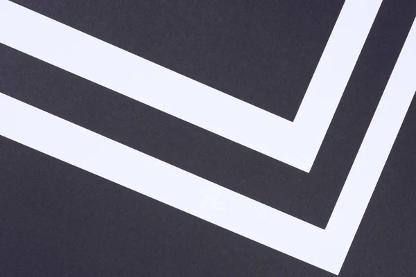 Geometrischer moderner weißer und schwarzer abstrakter Hintergrund mit Kopierraum — Stockfoto