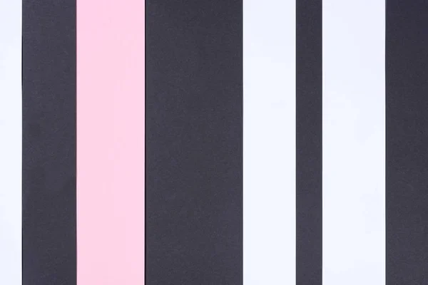 Minimalistic modern white, pink and black abstract background with copy space — Stock Photo