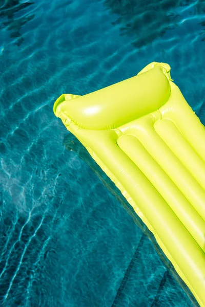 Close Shot Inflatable Mattress Floating Swimming Pool — Stock Photo, Image