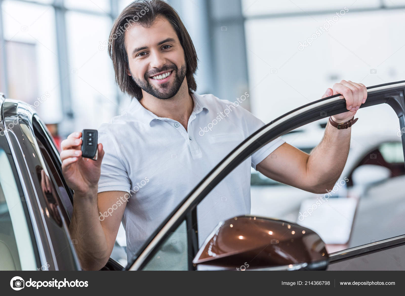 Key Car Dealership >> Portrait Happy Man Car Key Standing New Car Dealership Salon Key Car Dealership >> Portrait Happy Man Car Key Standing New Car Dealership Salon