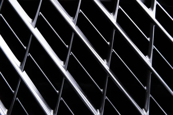 Full Frame Car Metal Grating Background — Stock Photo, Image