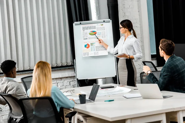 Multiethnic Businesspeople Having Discussion Meeting Office — Stock Photo, Image