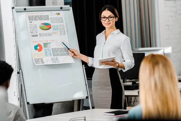 Multiethnic Business Colleagues Having Meeting Office — Stock Photo, Image