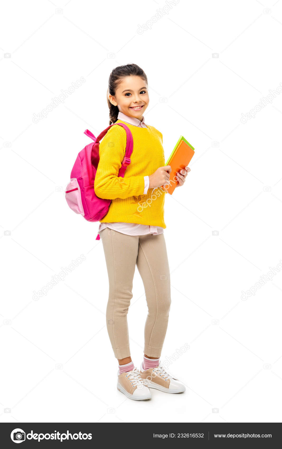 kid holding backpack