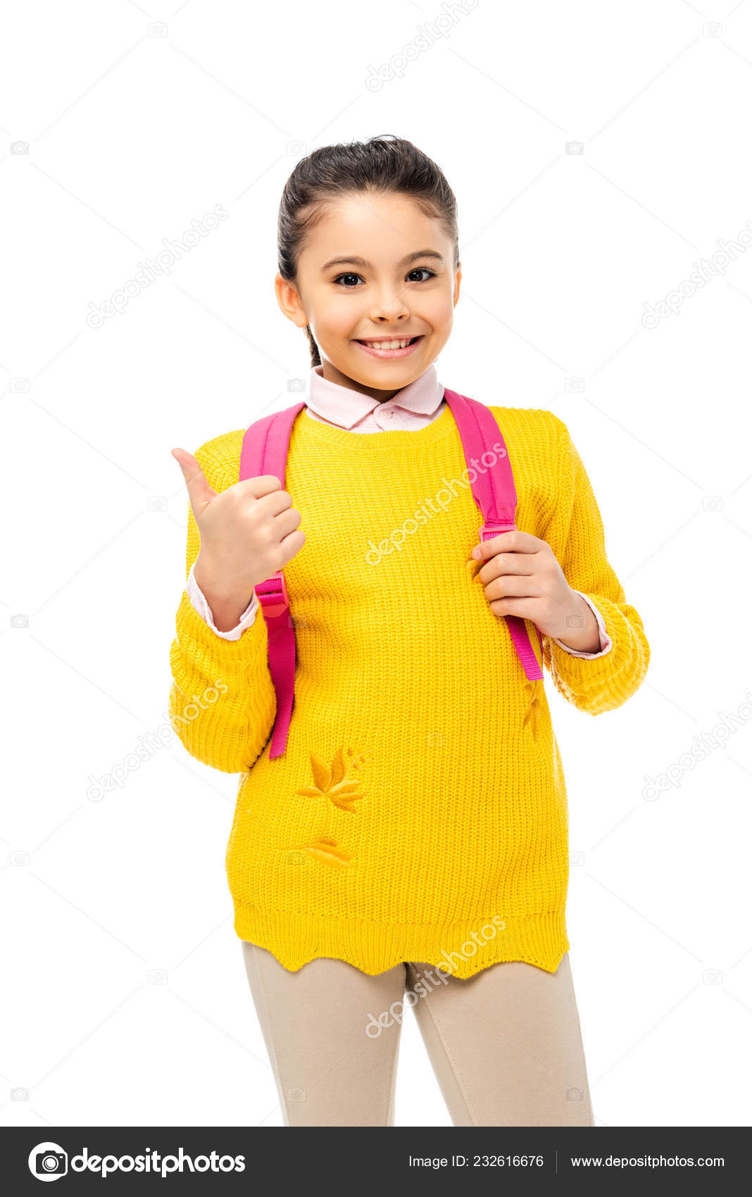 kid holding backpack
