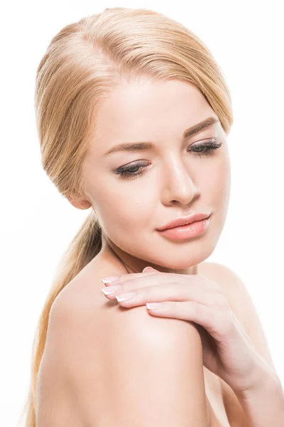 Задумчивая Голая Женщина