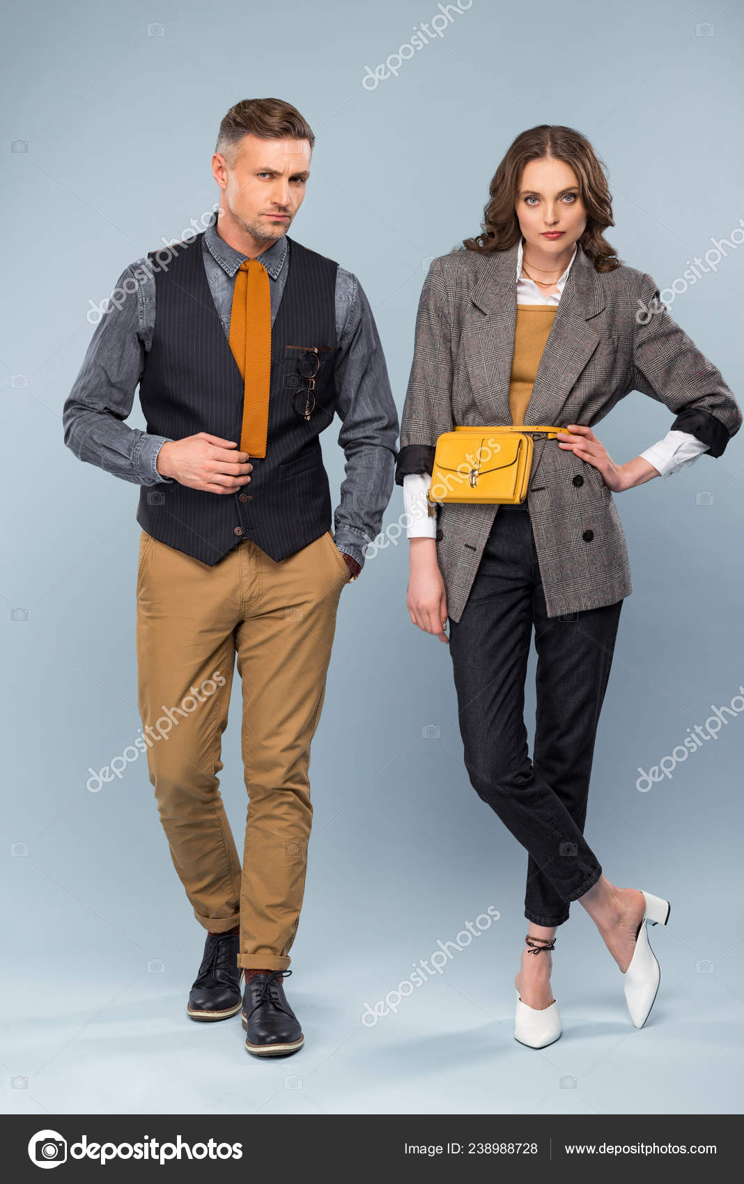 Young couple stands beside portrait luxury intimacy romance 22391303 Stock  Photo at Vecteezy
