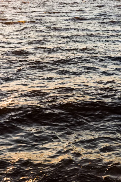 Full frame view of beautiful natural background with wavy sea — Stock Photo