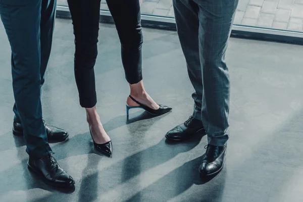 Cropped shot of group of successful business people at modern office — Stock Photo