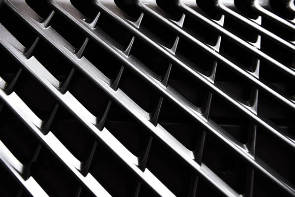 Full frame of car metal grating as background — Stock Photo