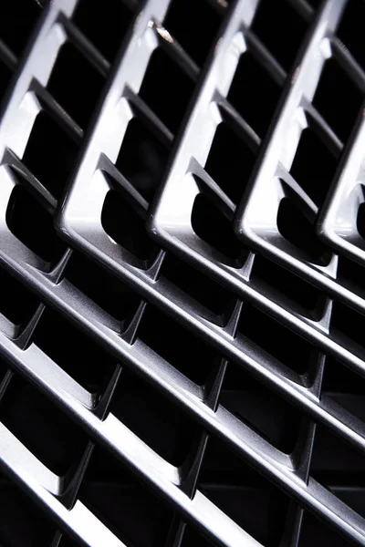 Full frame of car metal grating as background — Stock Photo