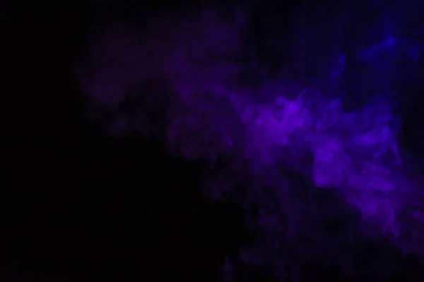 Creative Black Background Purple Smoke — Stock Photo, Image