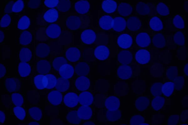 Hermoso Azul Oscuro Desenfocado Fondo Bokeh — Foto de Stock