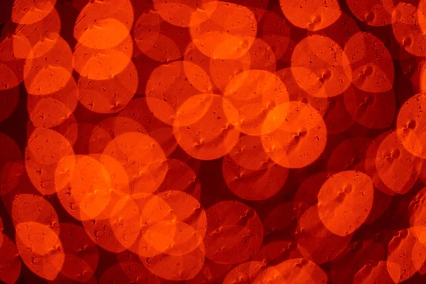 Beautiful Shiny Orange Defocused Bokeh Background — Stock Photo, Image