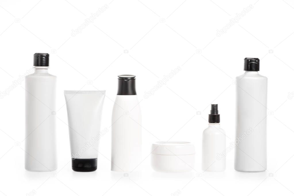 Studio shot of clear plastic containers isolated on white