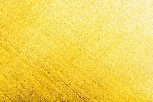 Top View Yellow Watercolor Brushstrokes Copy Space — Stock Photo, Image