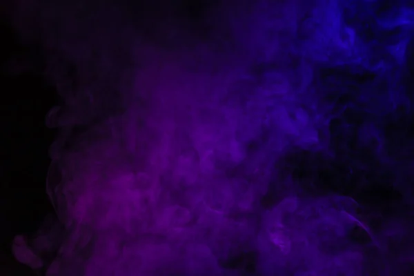 Abstract black background with purple smoke — Stock Photo