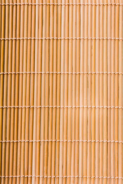 Textura de estera de bambú de sushi entrelazado - foto de stock