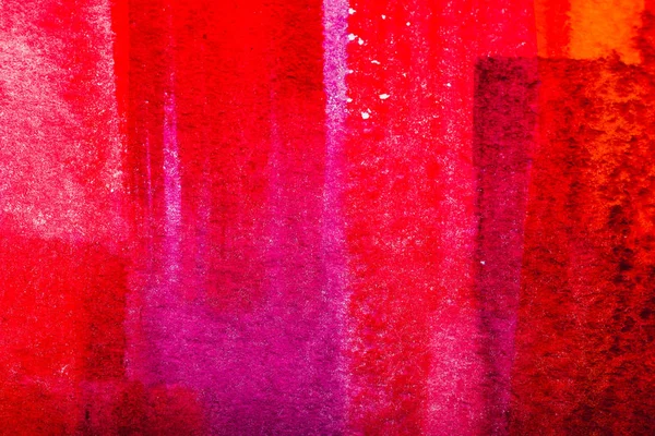 Vista superior de pinceladas vermelhas e rosa com espaço de cópia — Fotografia de Stock