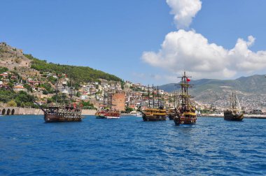 Alanya şehir Körfezi. Kızıl kule