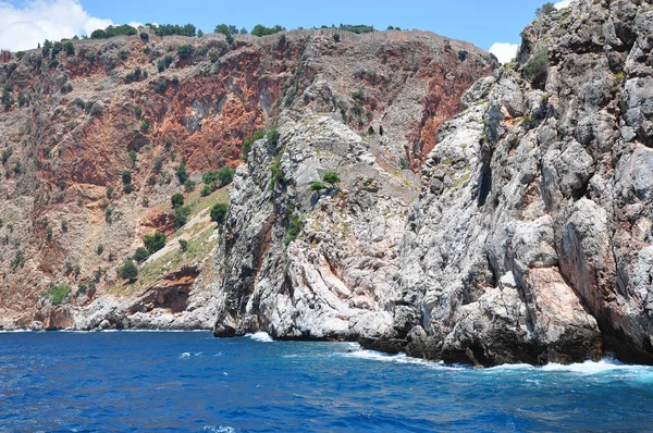 Acantilados Marinos Mar Mediterráneo — Foto de Stock