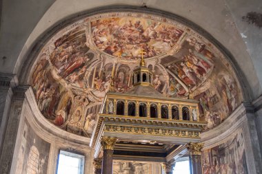 Giacomo Coppi 'nin 1577 tarihli Frescos' u, Roma 'daki Vincoli' deki Saint Peter Kilisesi 'nin içinde, aynı zamanda Eudossian bazilikası olarak da bilinir.