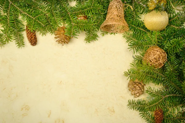 Árvore Natal Decoração Árvore Natal Iluminado Fundo — Fotografia de Stock