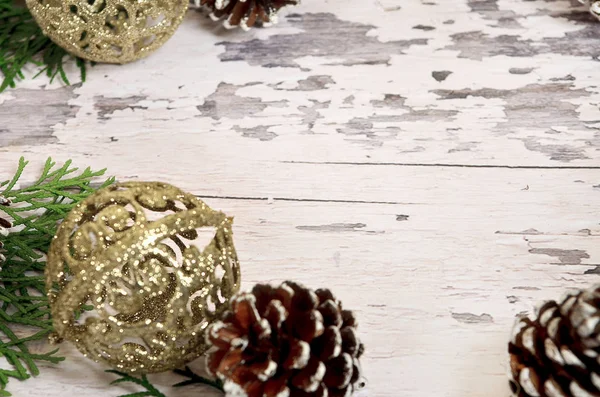 Ornamenti Natalizi Sull Albero Natale — Foto Stock