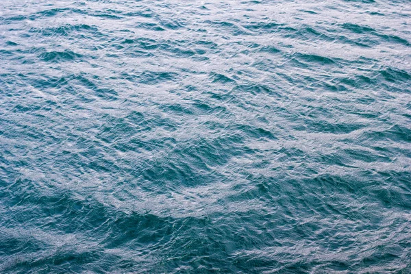 Surface Mer Bleue Avec Vagues — Photo