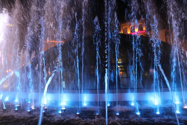 Fountain Evening — Stock Photo, Image