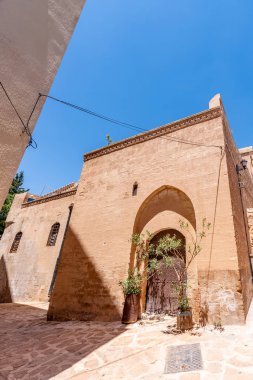 Dış görünümü Mor Yusuf (Surp Hovsep; St Joseph) Mardin,Turkey.18 içinde Haziran 2018 bulan Kilisesi