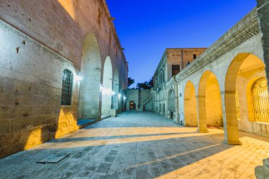 Görünümü antik Selahaddin Eyyubi caminin 900-1250,Sanliurfa,Turkey.19 içinde Temmuz 201 yerleşik.