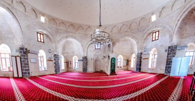 Hüseyin Paşa (paşa) Camii Şanlıurfa Şehir merkezinde bir bakış. Sanliurfa,Turkey.19 Temmuz 201