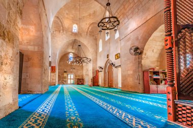 Melik Mahmut Mosque(Bab Es Sur) iç 1368 inşa edilmiş ve Mardin,Turkey.17 içinde Haziran 2018 bulur