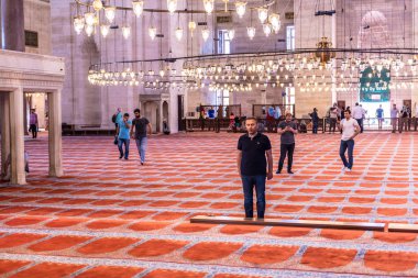Istanbul, Türkiye - Haziran 6, 2017:Turkish Müslüman erkeklerin Sul dua