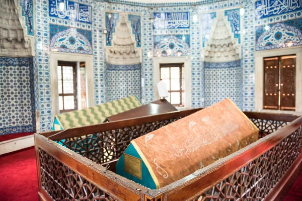 Interior View Tomb Hurrem Roksolana Sultan Who Wife Legendary Turkish — Stock Photo, Image