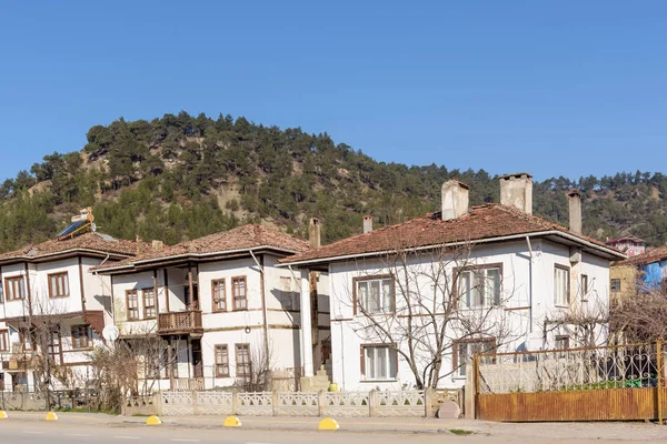 Зору Традиційної Старою Історичні Будинки Анатолії Історичному Районі Tarakli Місті — стокове фото