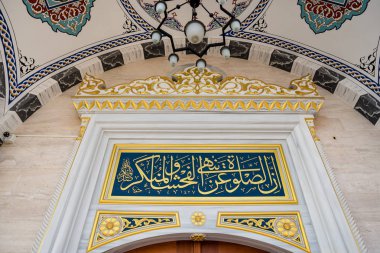Bursa,Turkey.20 Mayıs 201 merkezi Isabey cami iç görünümü