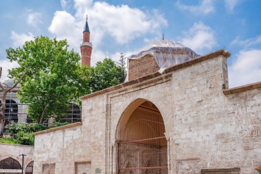 Yıldırım Bayezid karmaşık görünümünü, bir cami karmaşık kompleks Osmanlı Sultan Yıldırım Bayezid I Bursa,Turkey.20 tarafından Mayıs 2018 inşa