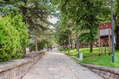 Yıldırım Bayezid karmaşık görünümünü, Mayıs 201 Osmanlı Sultan Yıldırım Bayezid I Bursa,Turkey.20 tarafından bir cami karmaşık kompleks inşa